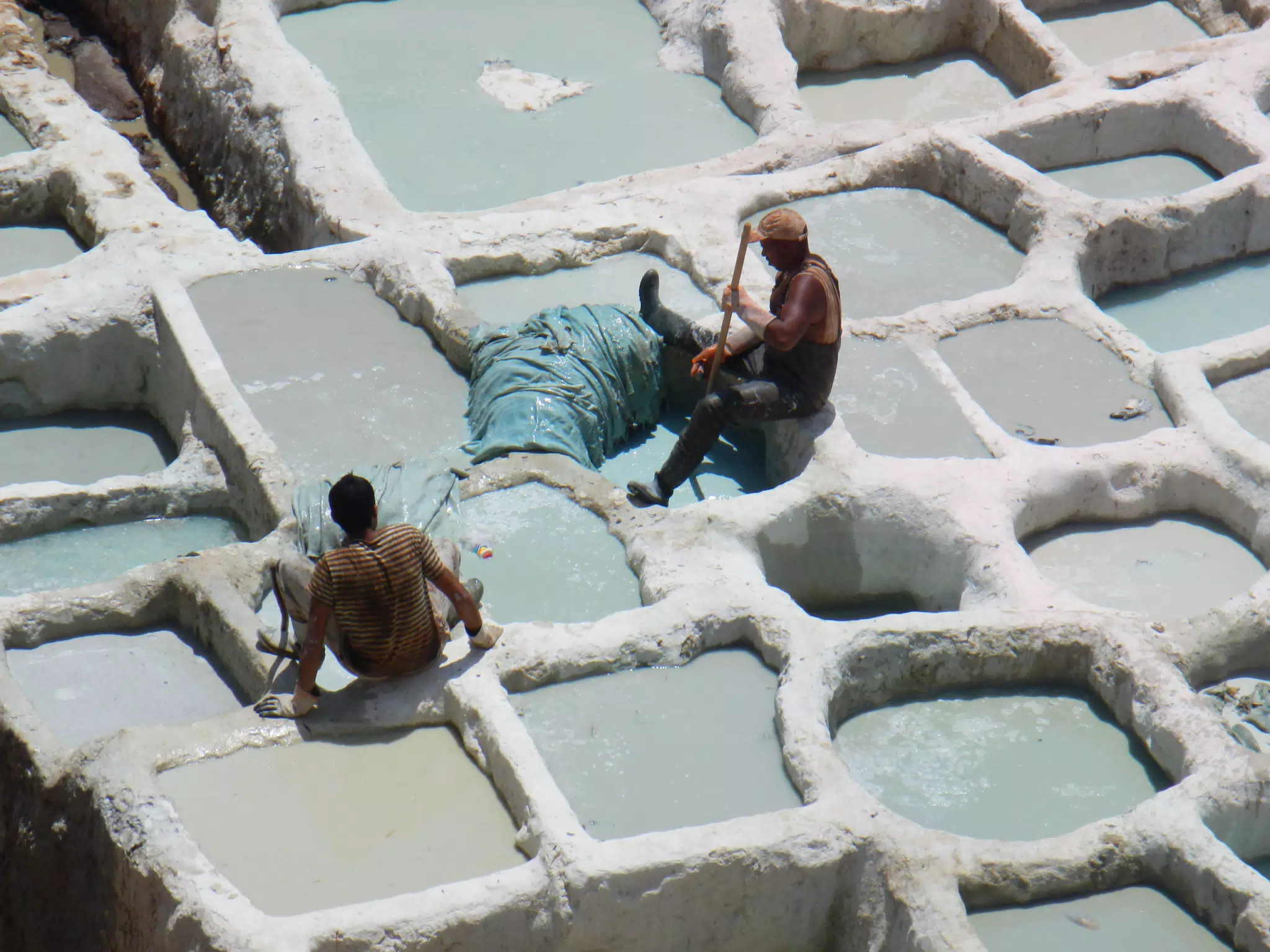 Leather Tanning in Fes, Morocco