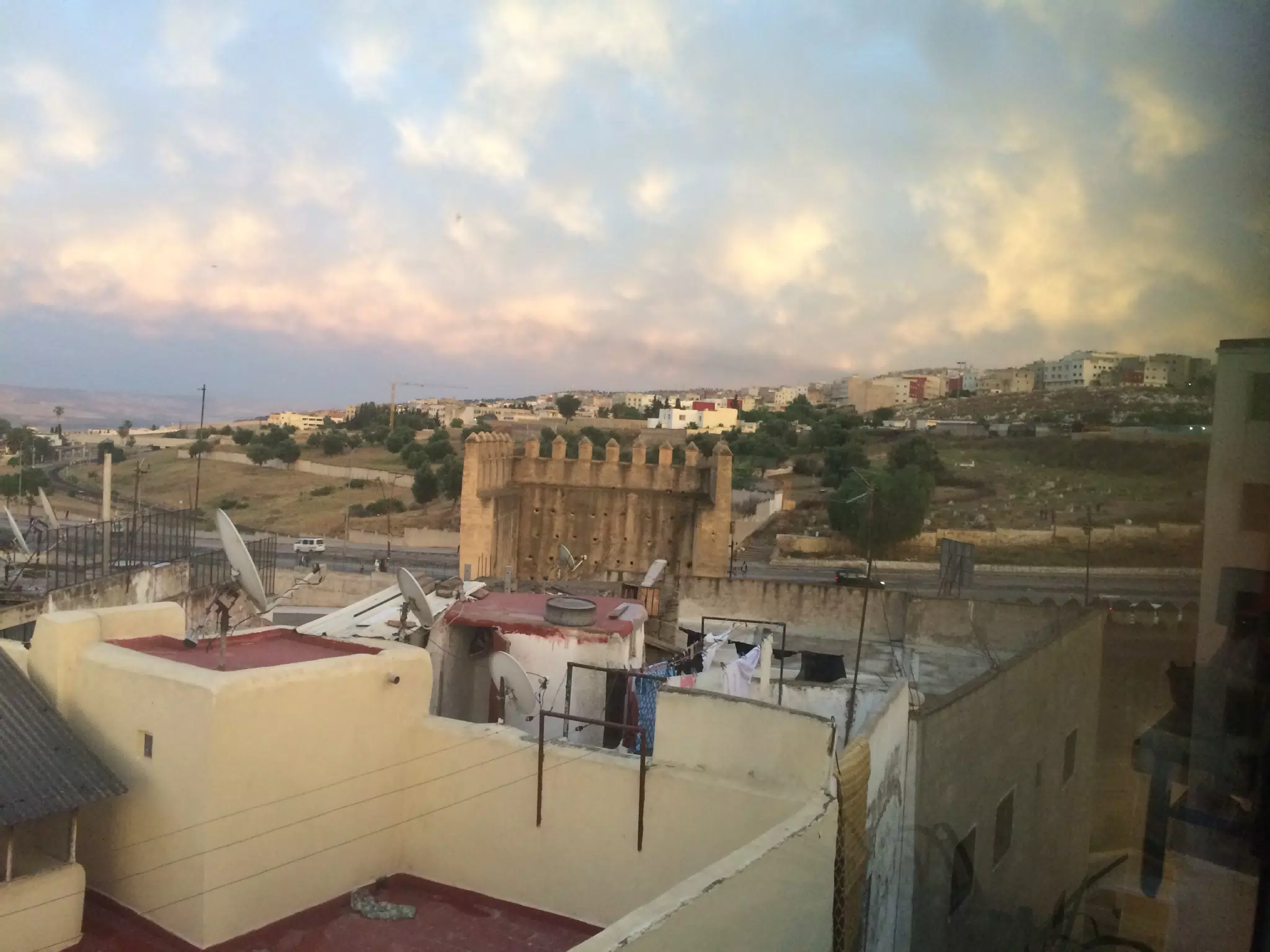 View of Fes from the Riad Khouloud Terrace