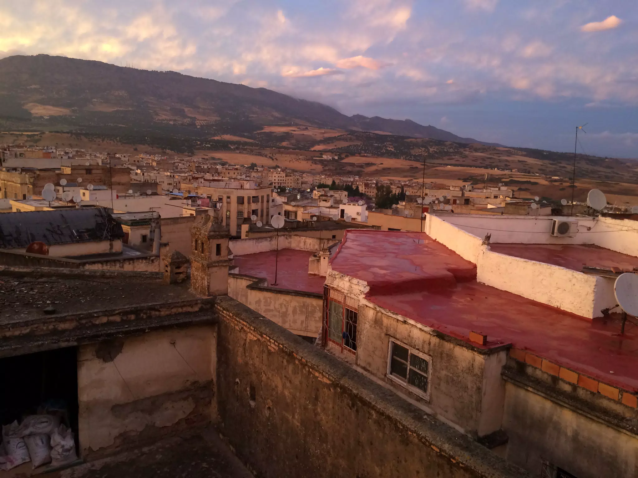 View of Fes from the Riad Khouloud Terrace