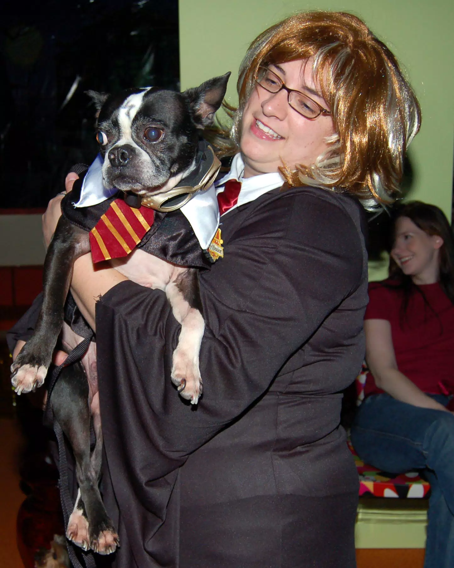 Oreo and Dominica in Costume at the Eleven80 Halloween Party