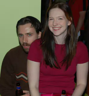 Ryan and Linnea at the Eleven80 Halloween Party