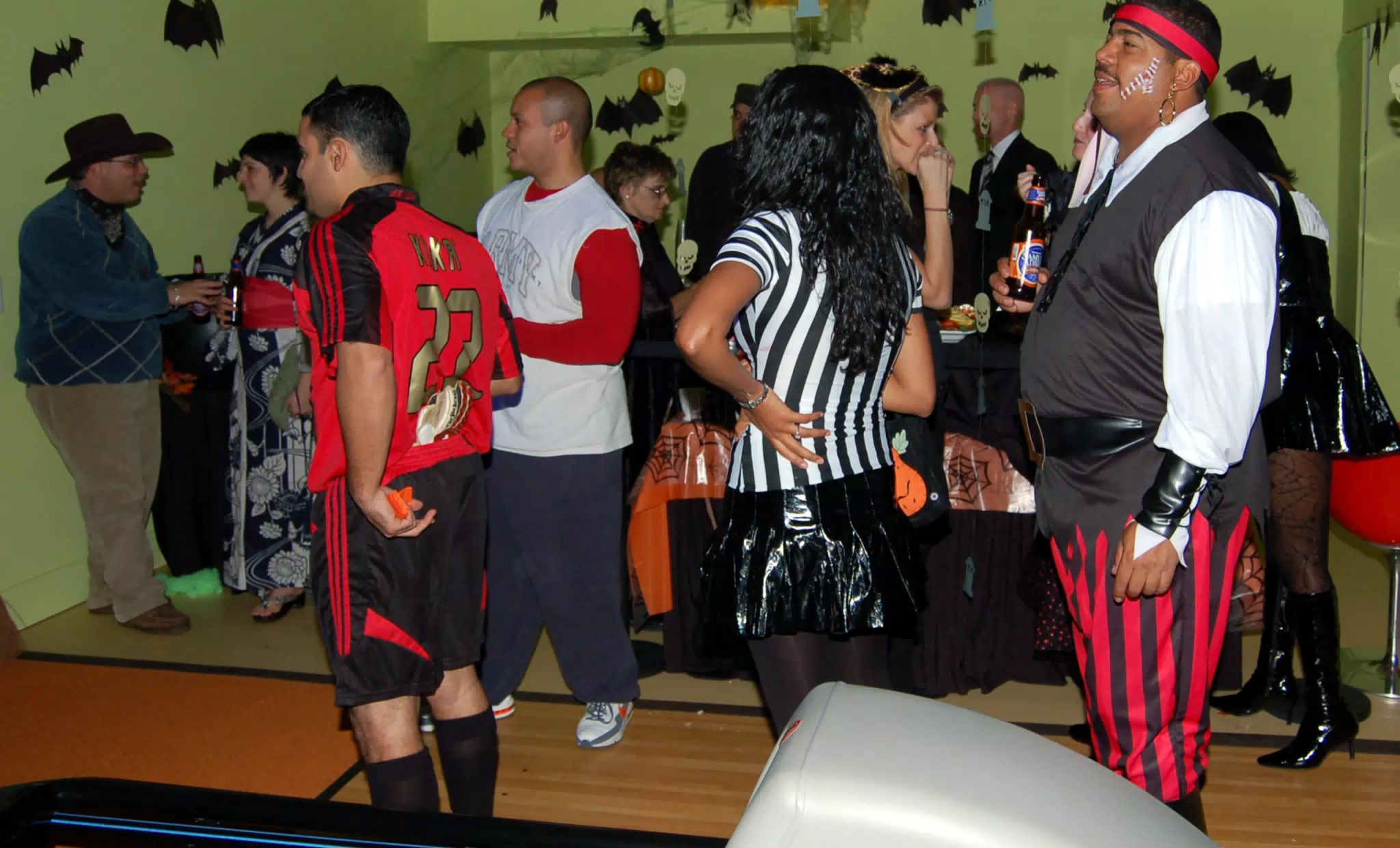 Crowd at the Eleven80 Halloween Party