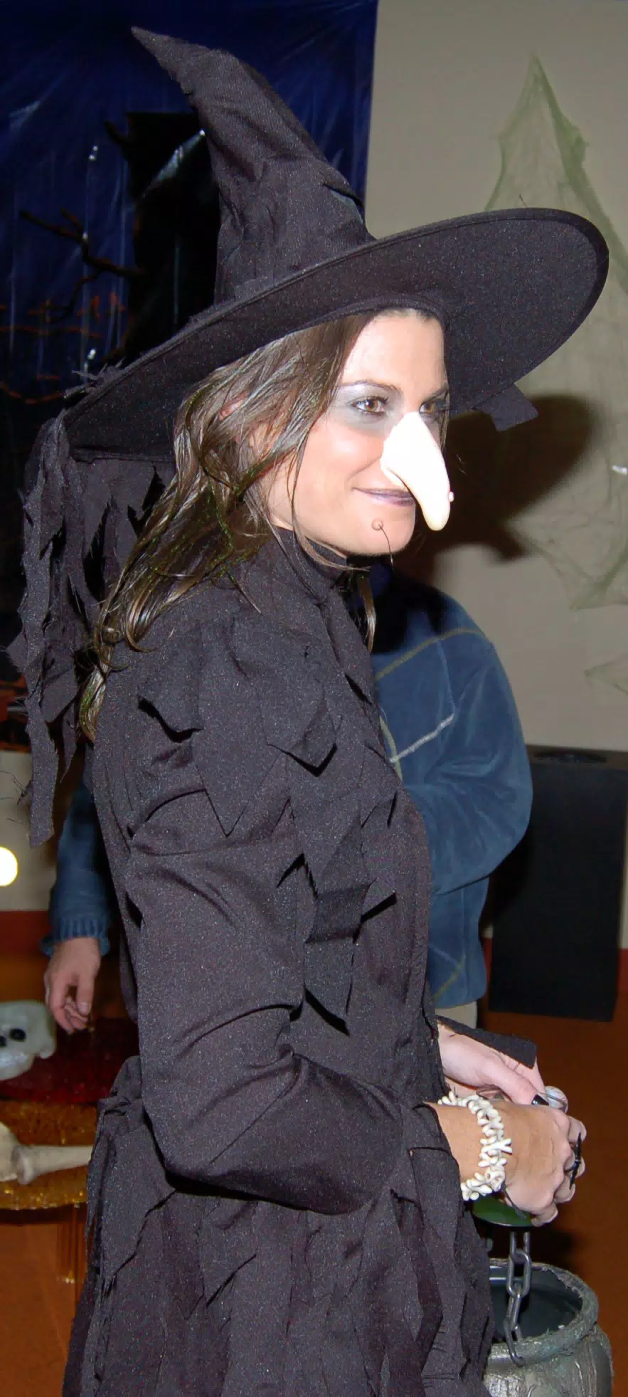 Darla as the Witch at the Eleven80 Halloween Party