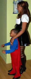 Pam and Daughter at Eleven80 Halloween Party