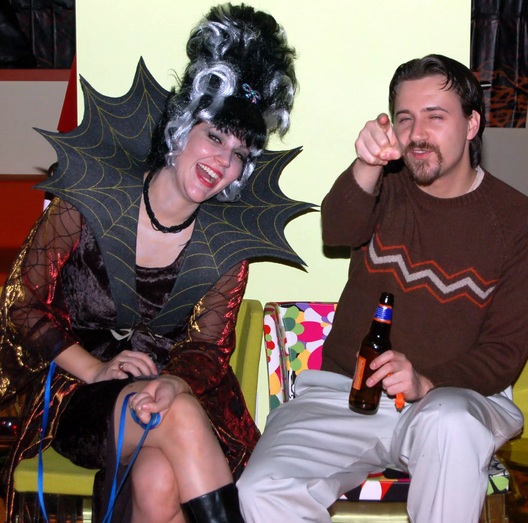 Pam and Ryan at the Eleven80 Halloween Party