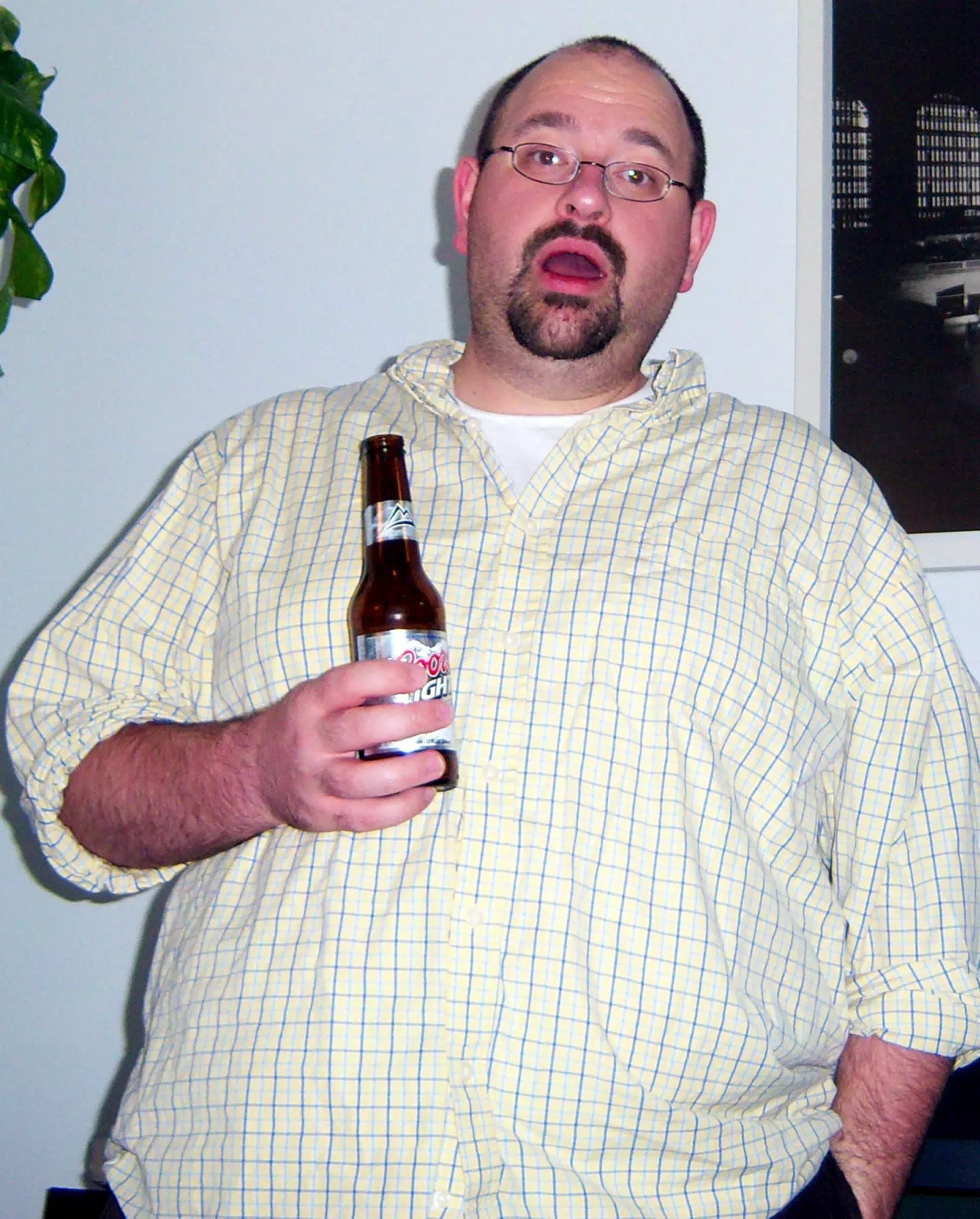 Scott Alan Miller with a Coors before Chu Chu Rocket