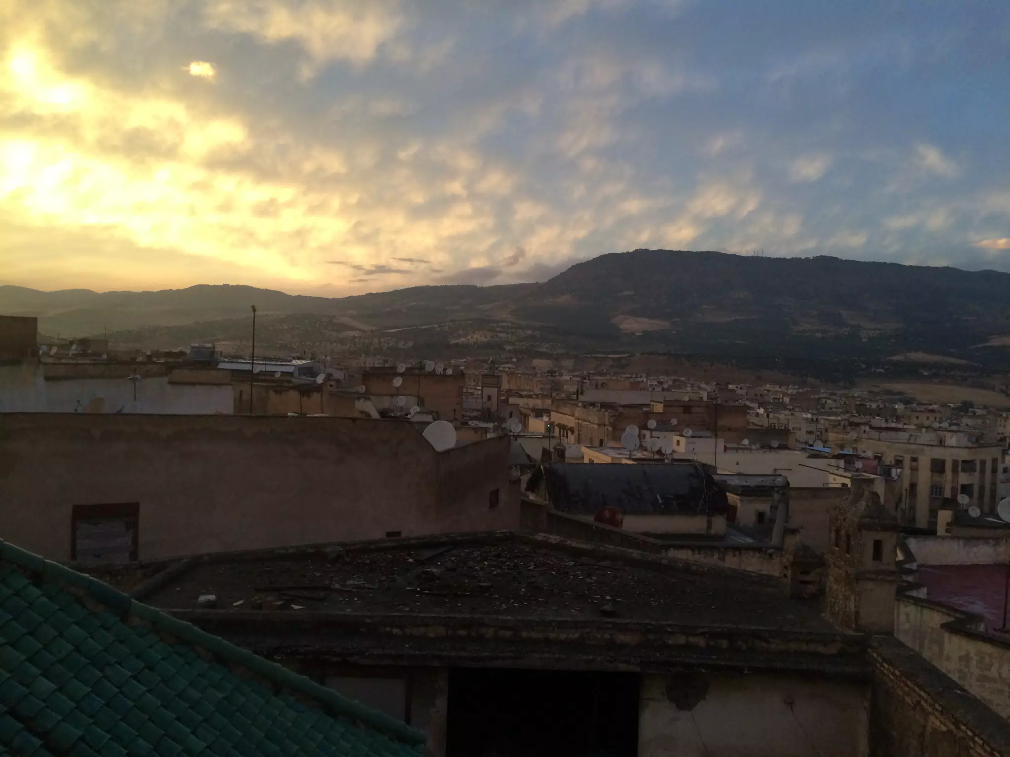 View of Fes from the Riad Khouloud Terrace
