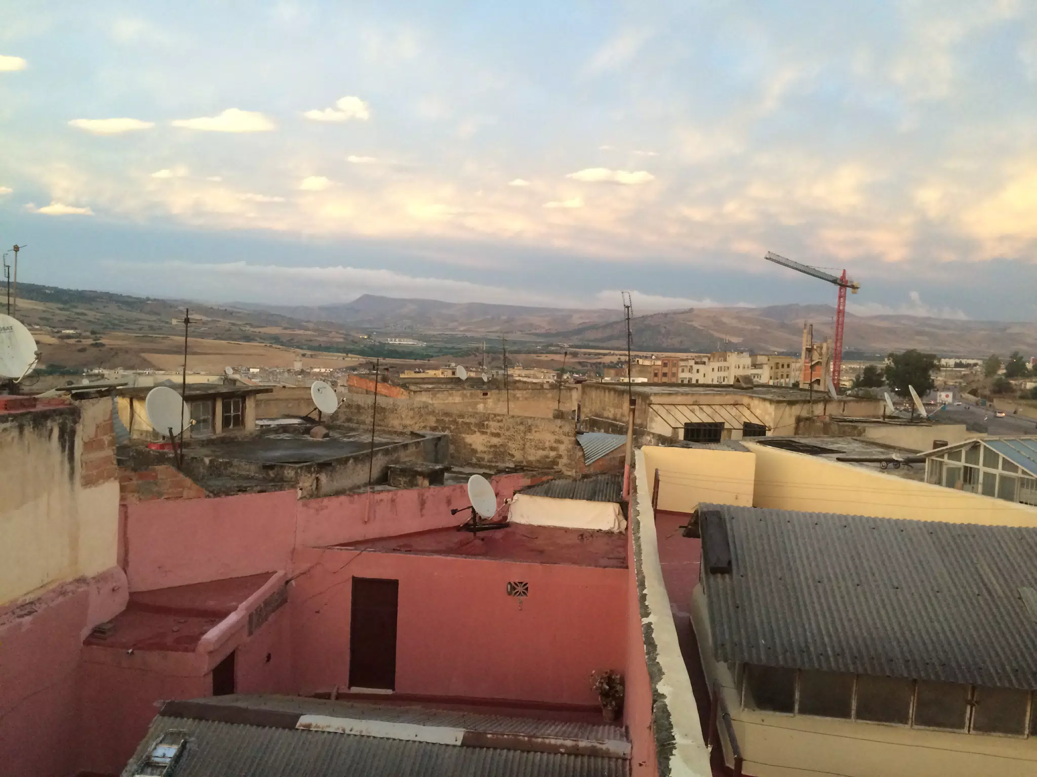 View of Fes from the Riad Khouloud Terrace