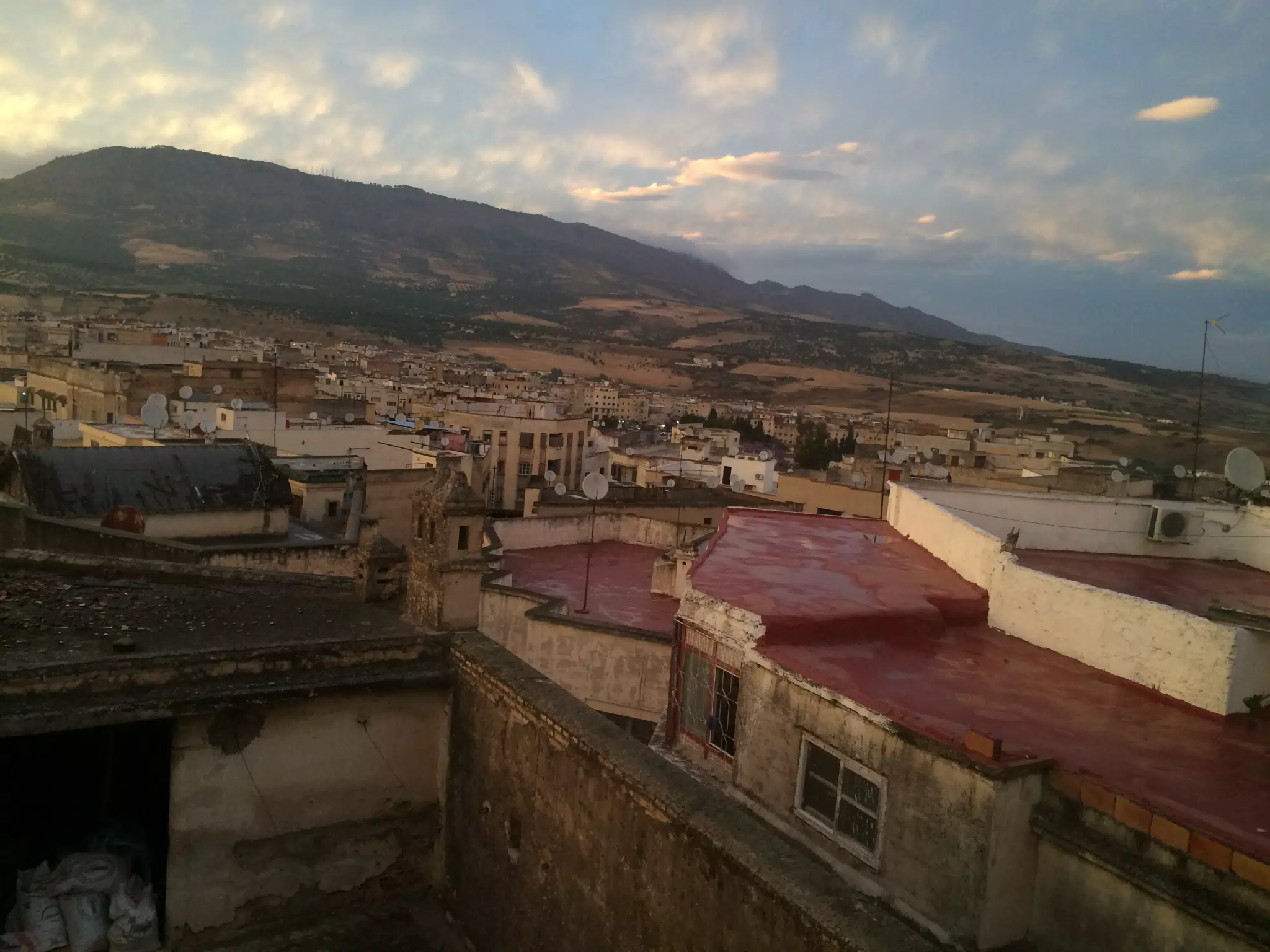 View of Fes from the Riad Khouloud Terrace