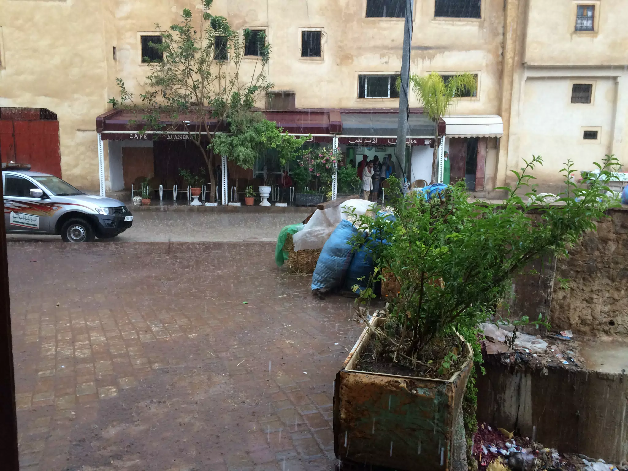 Rain in Fes