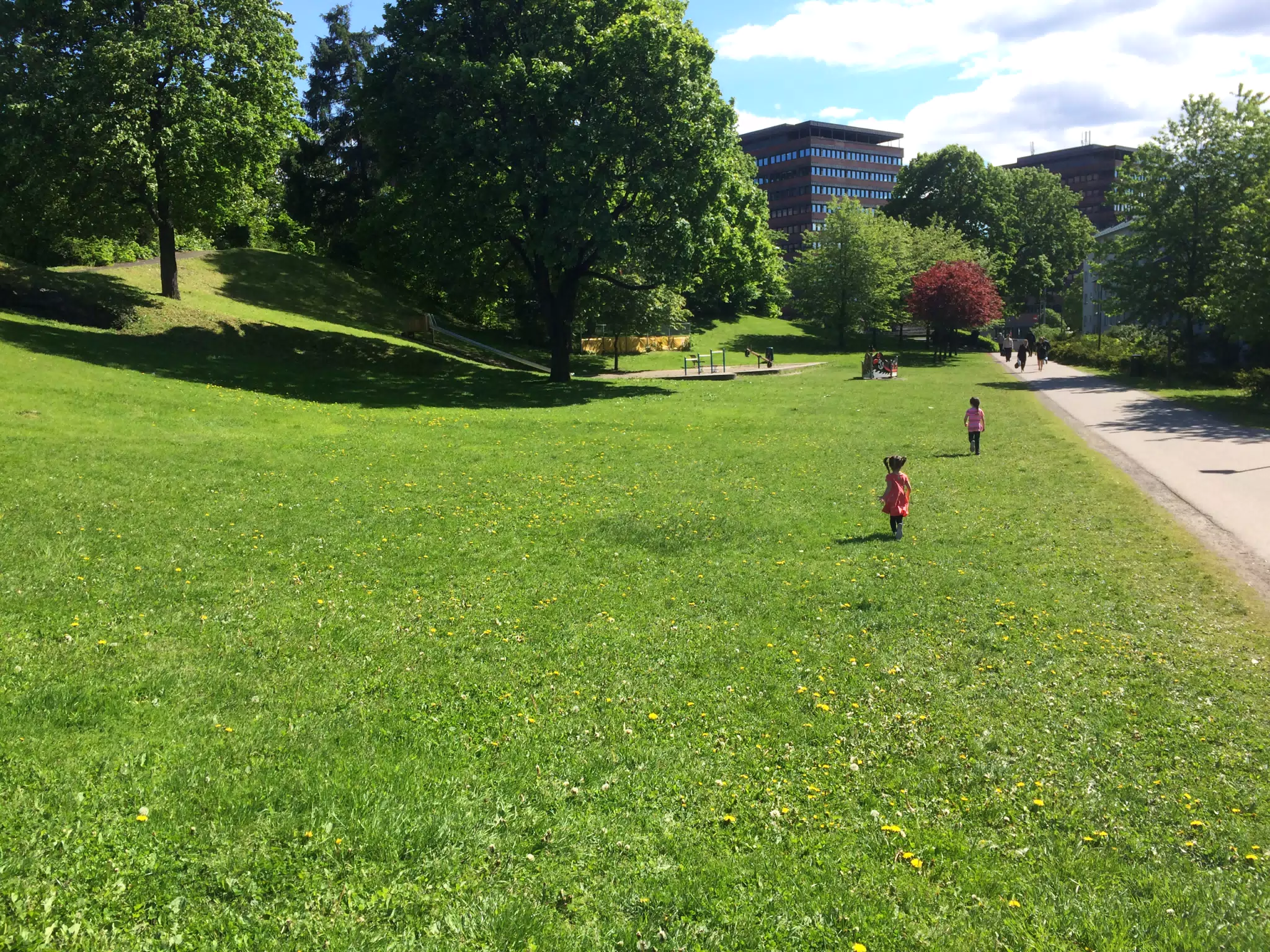 Playground by the Munch Museum in Oslo