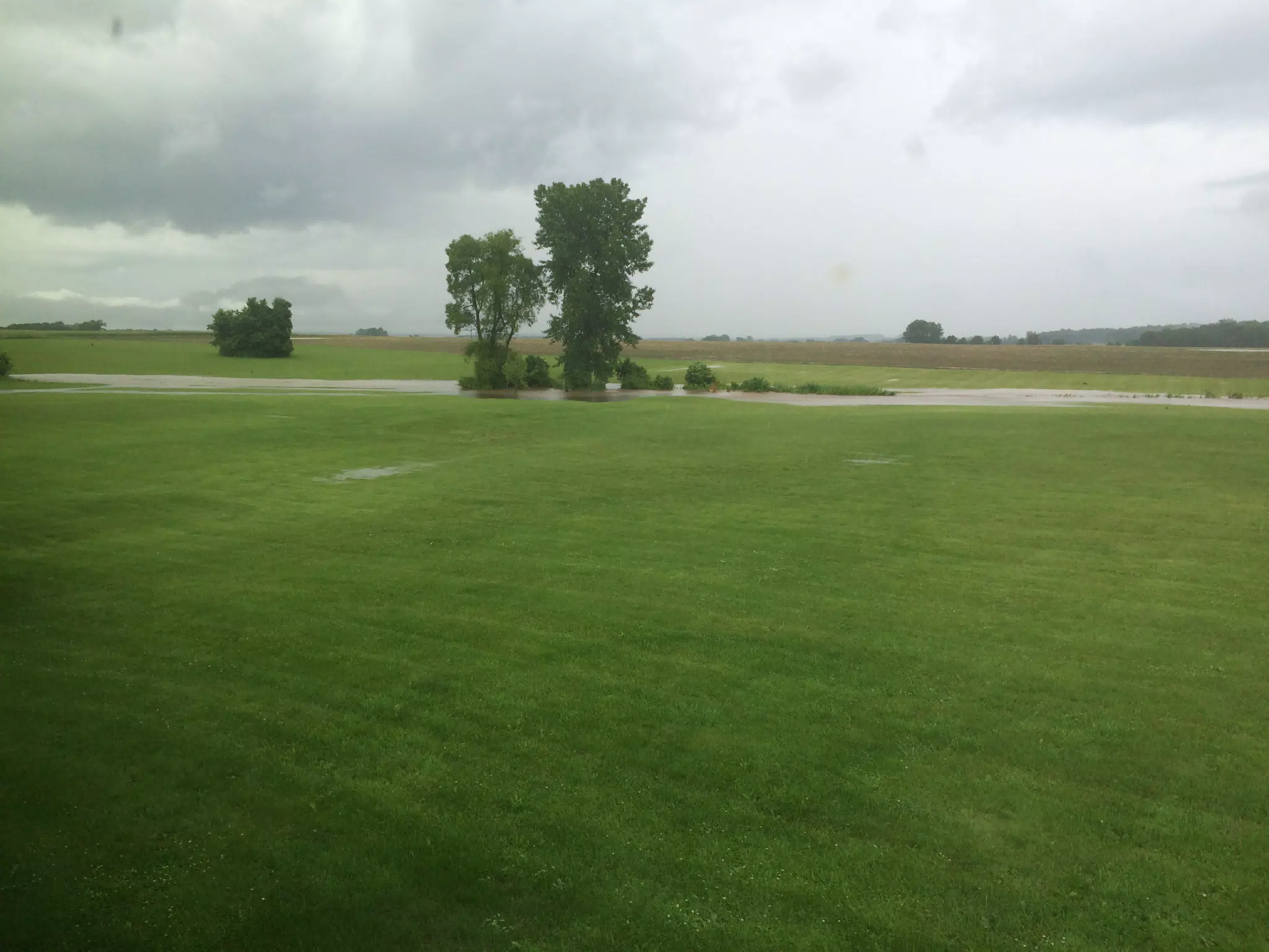 2.6 inches of rain on the farm