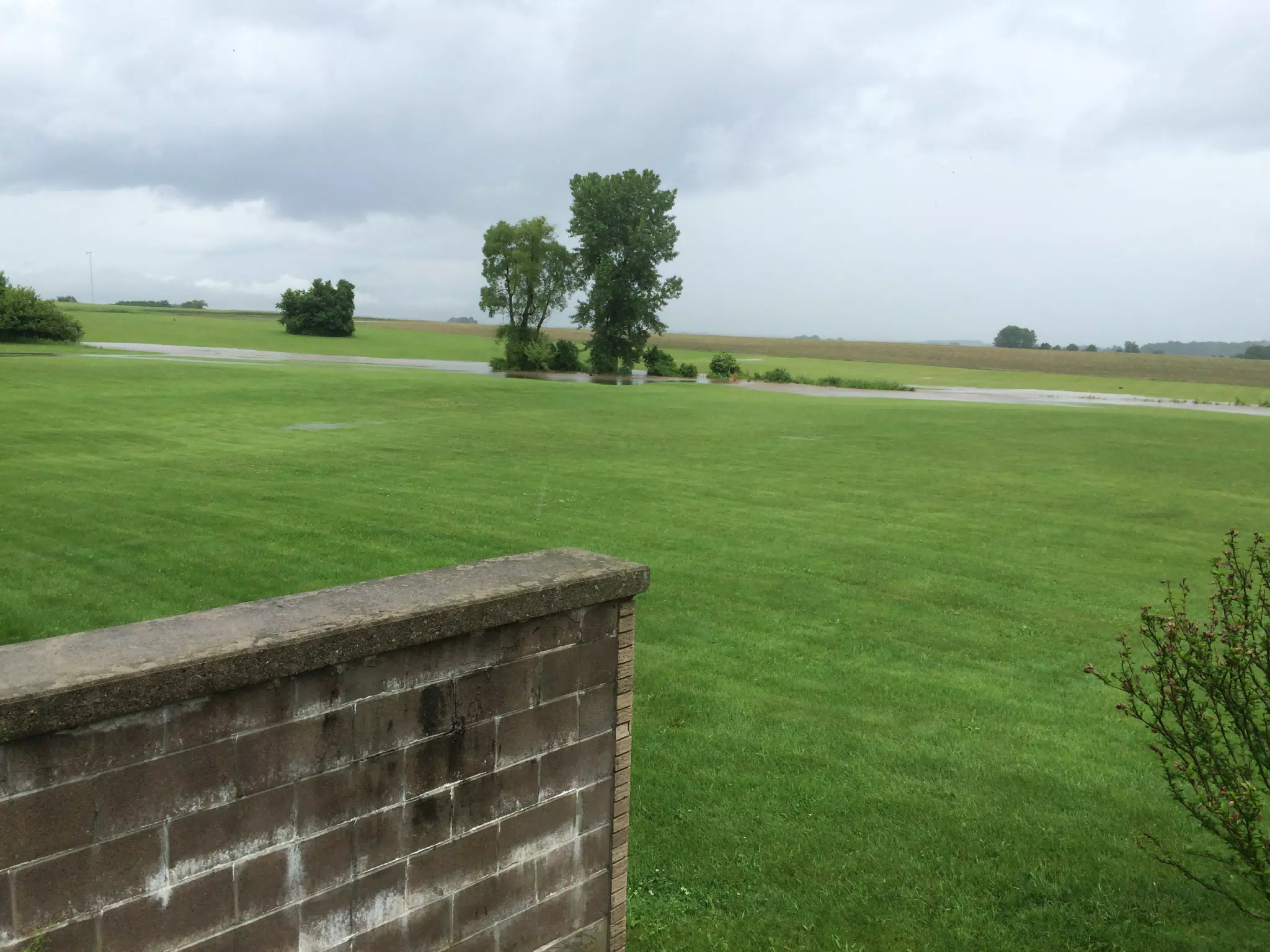 2.6 inches of rain on the farm