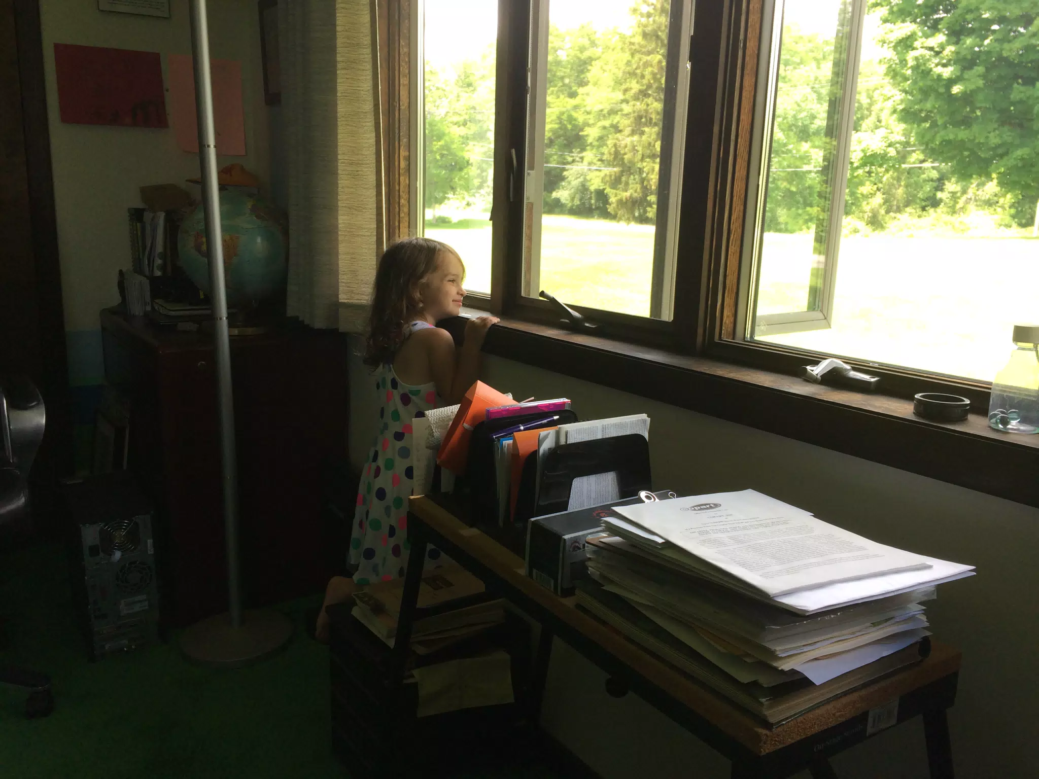 Luciana at Grandpa's