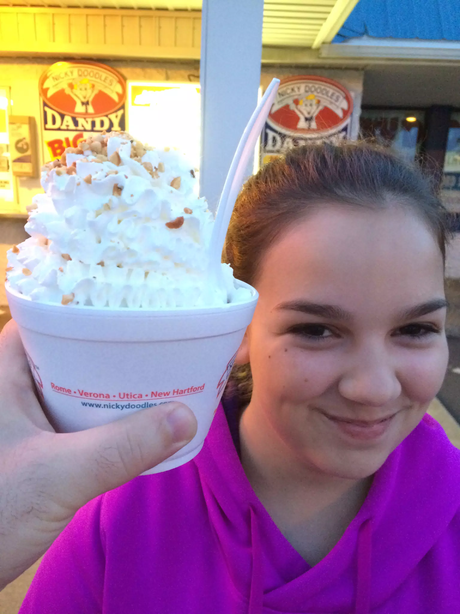 Ice Cream Sundae the Size of Emily's Head