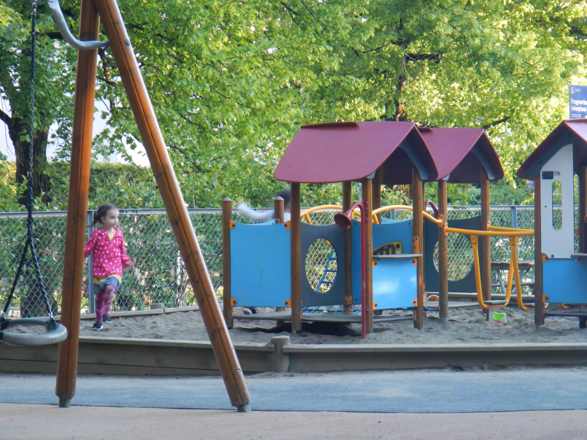 Luciana on Playground in Oslo