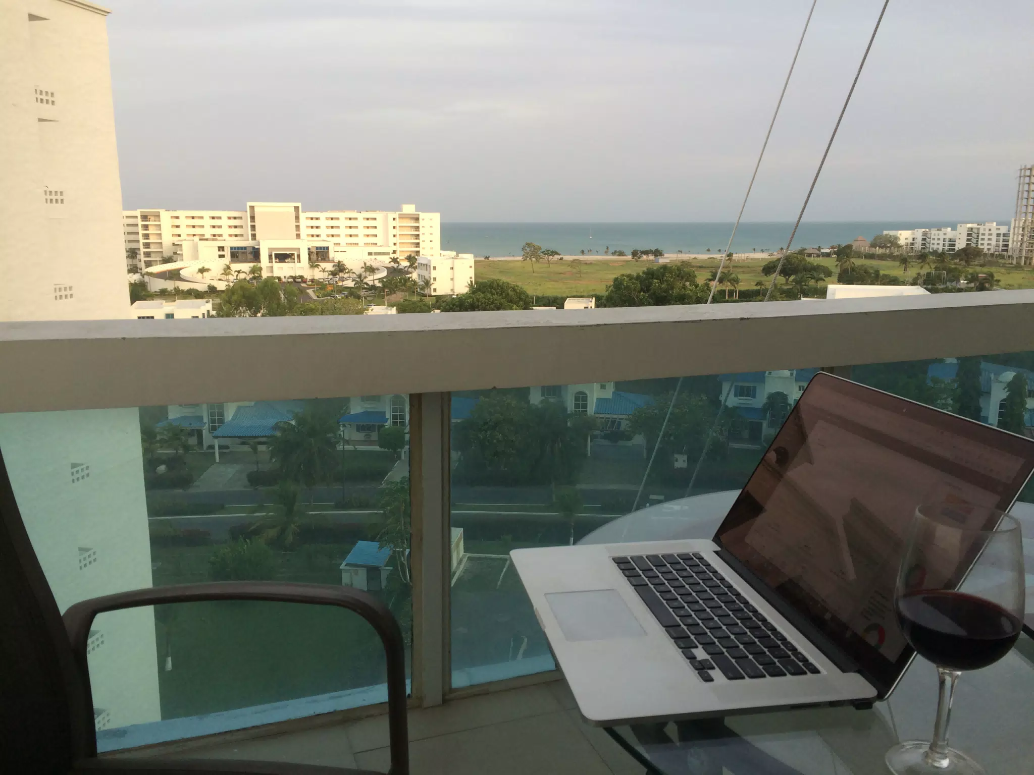 Working from the Balcony