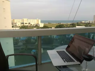 Working from the Balcony