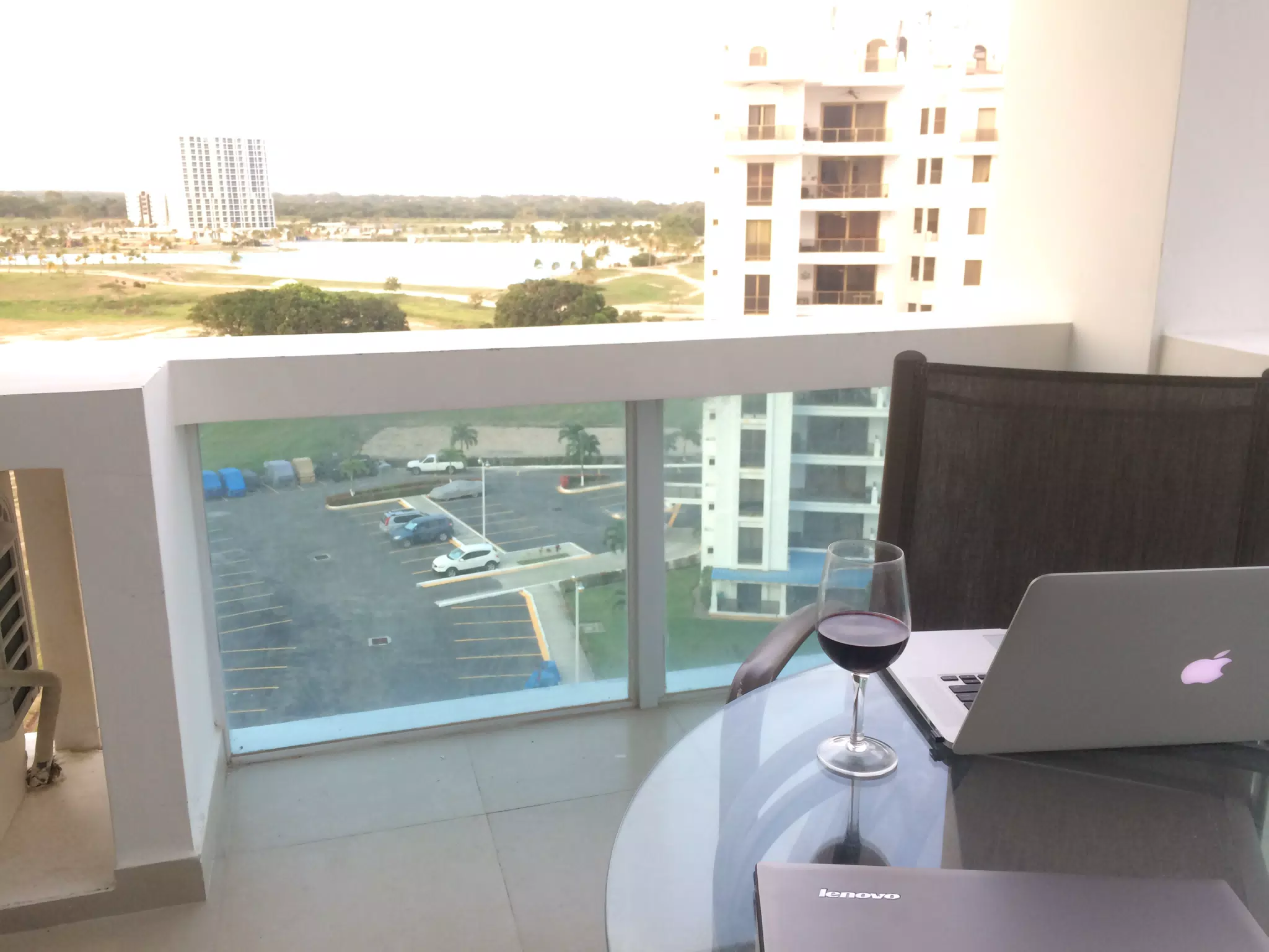 Working from the Balcony