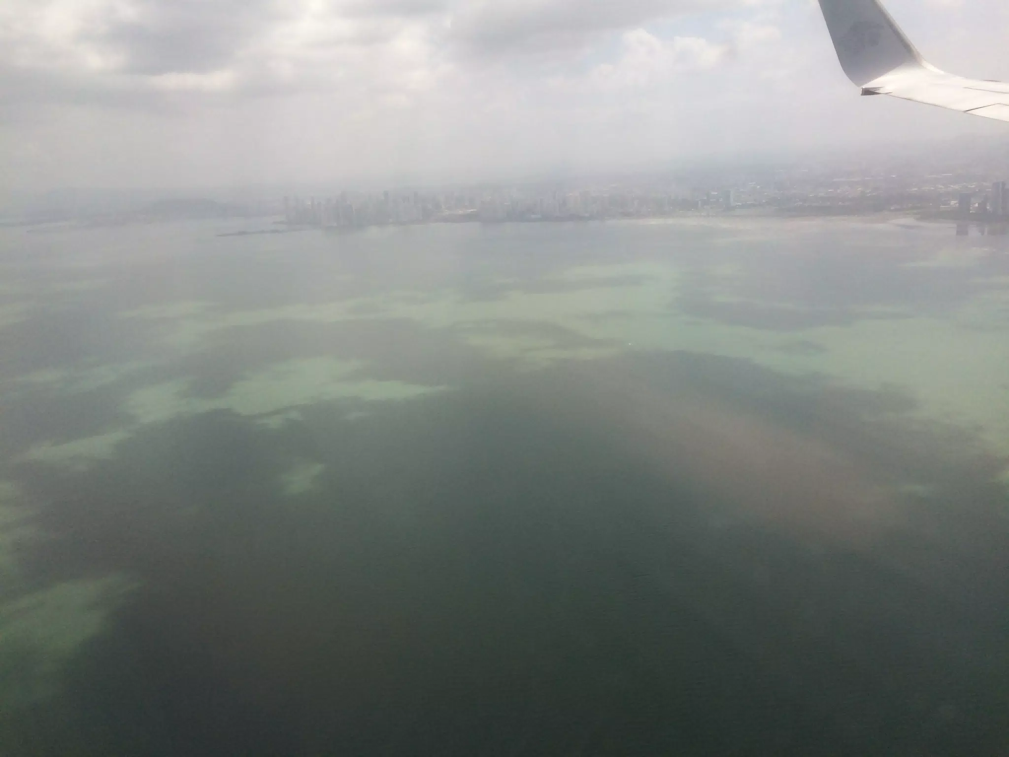 Flying into Panama