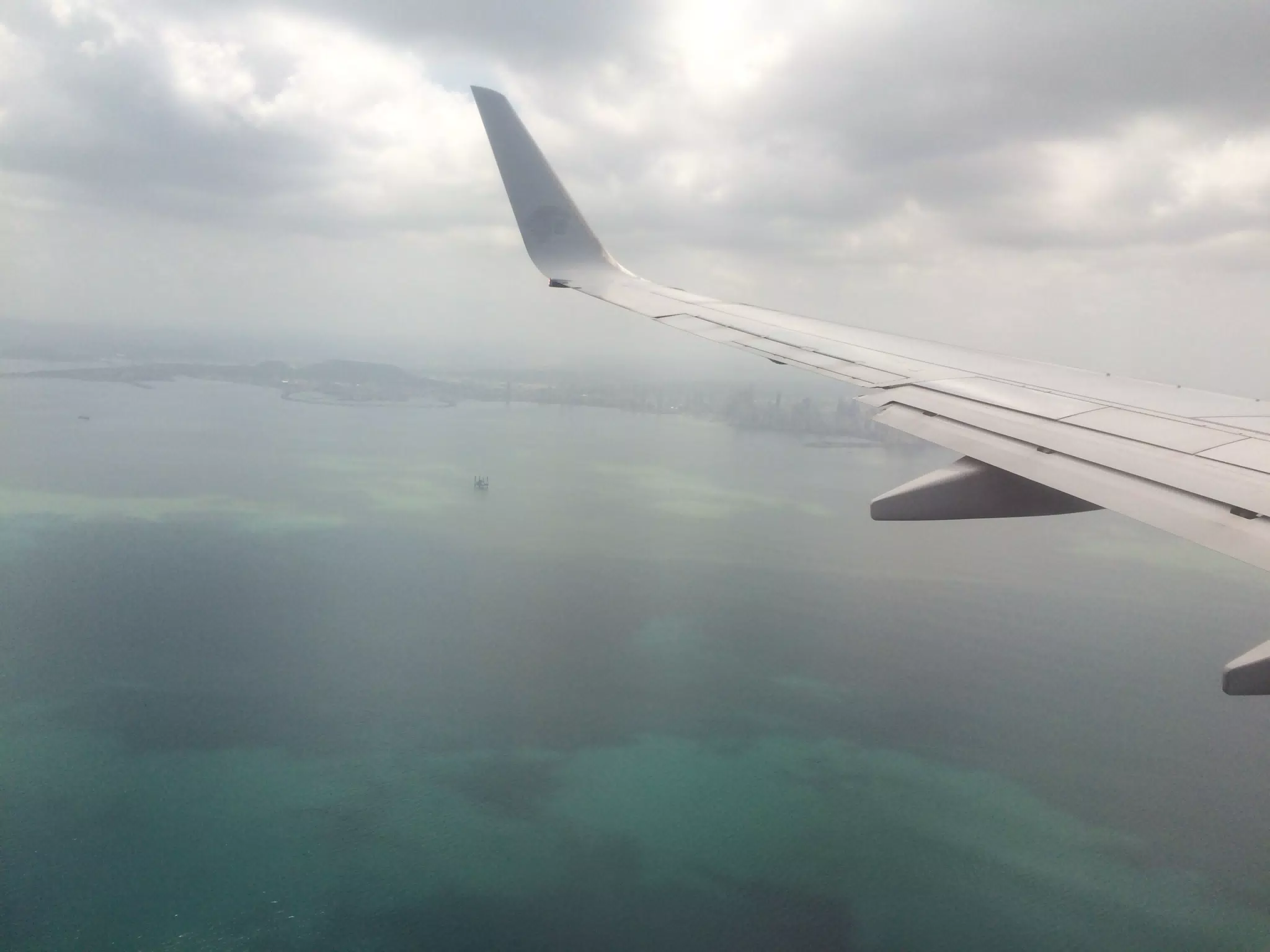 Flying into Panama