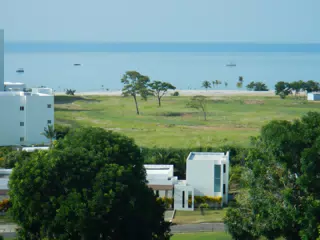 Pacific Ocean from Our Apartment in Panama