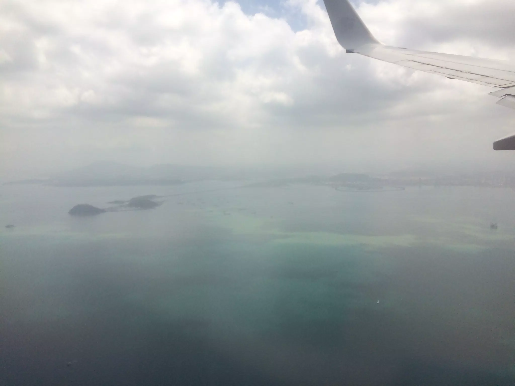 Flying into Panama