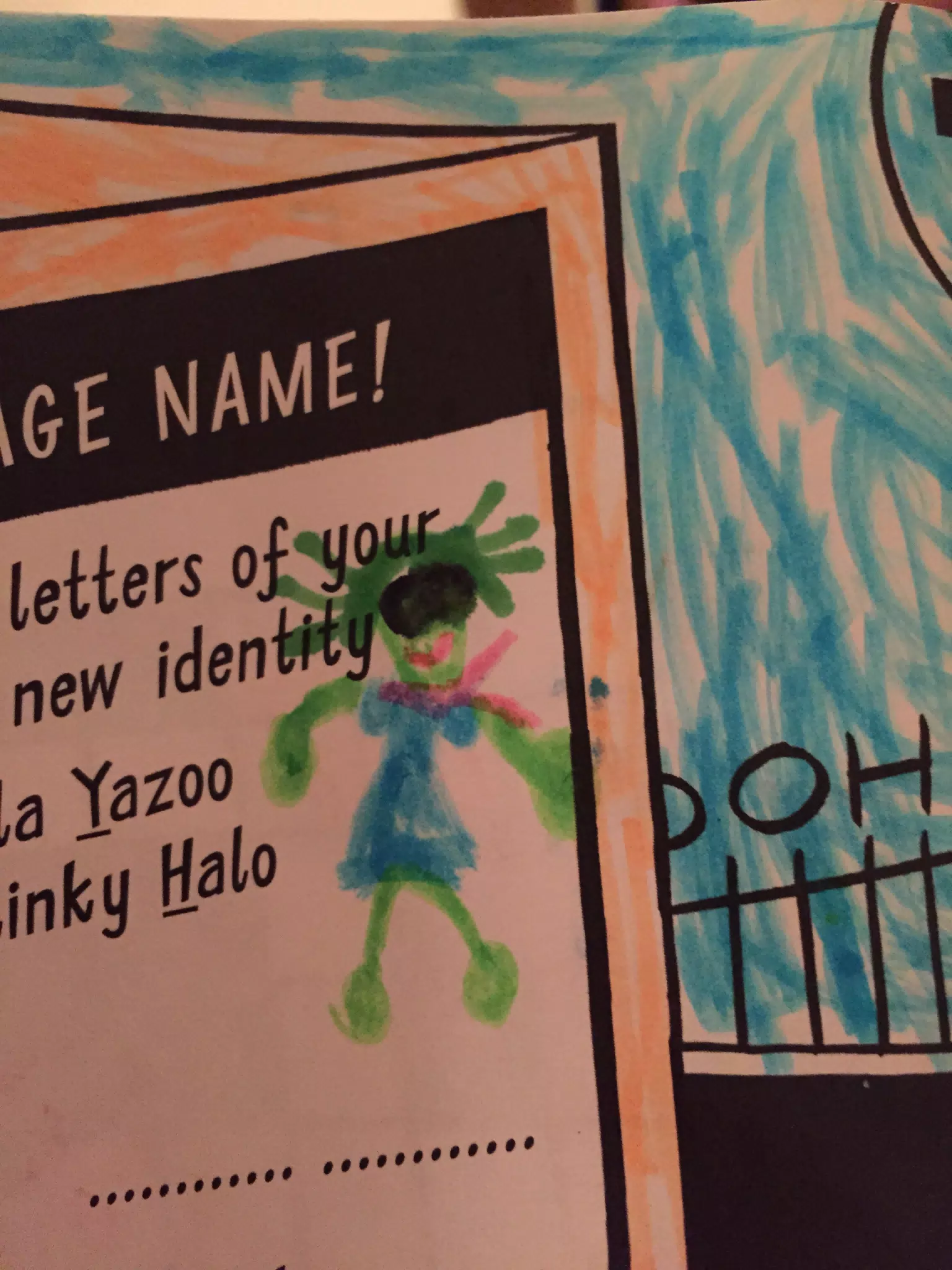 Liesl's Inside Out drawings
