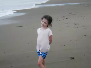 Liesl on the Beach in Panama