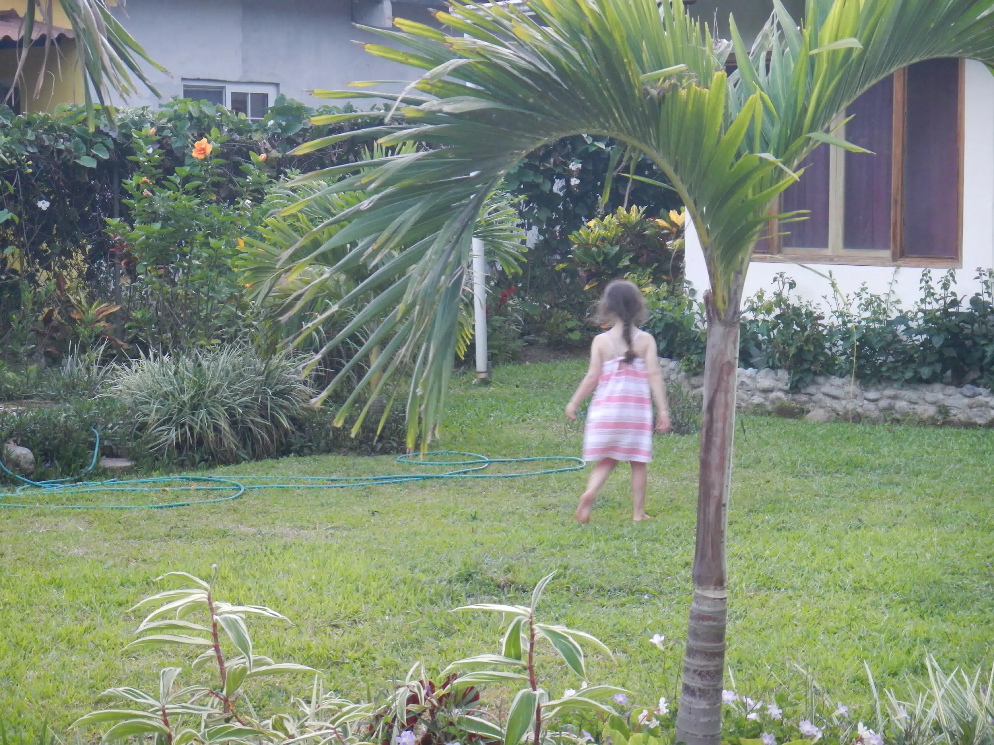 Liesl en el Jardin de la Casa del Turko