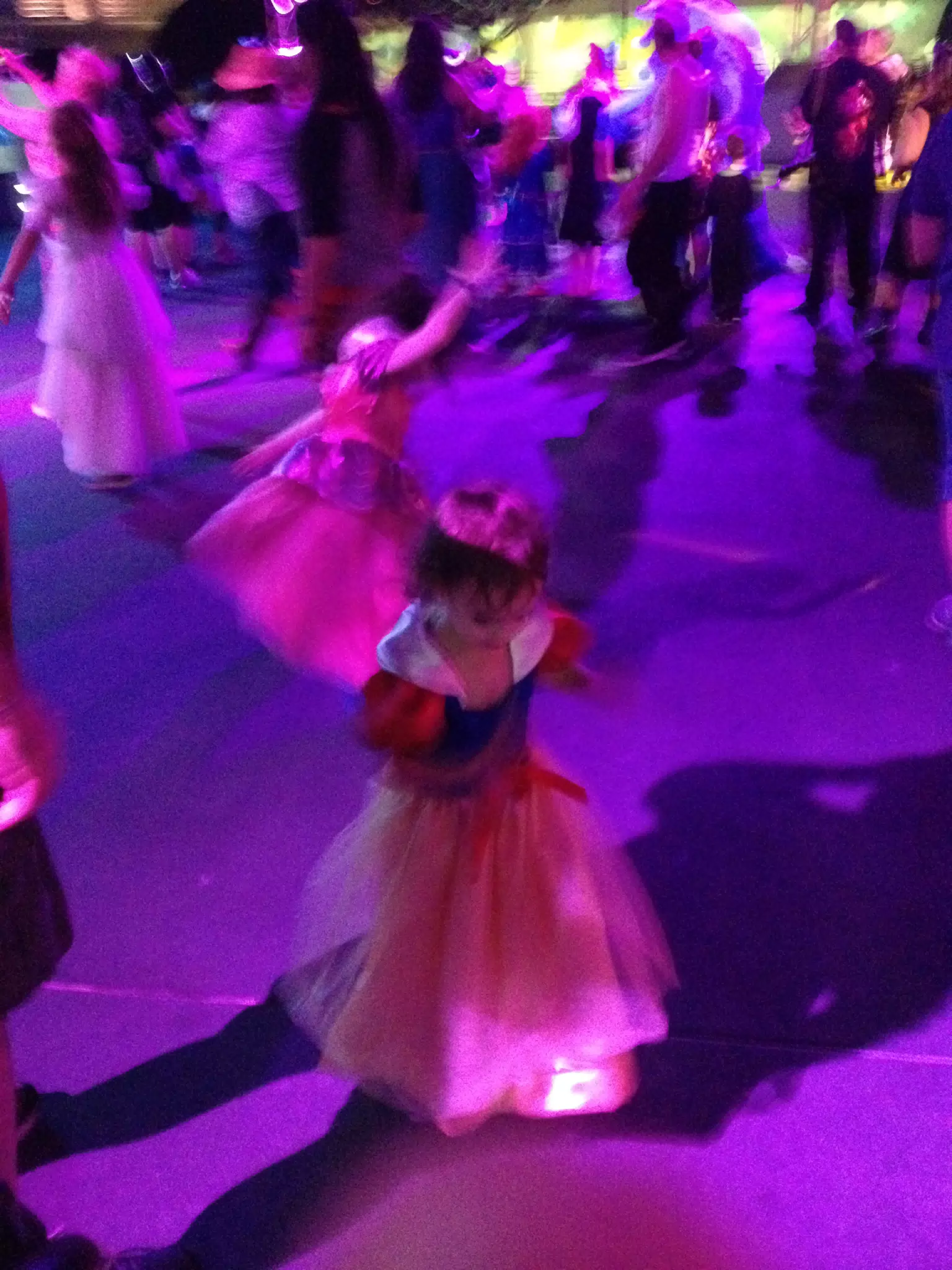 Luciana at the Disney Princess Dance Party