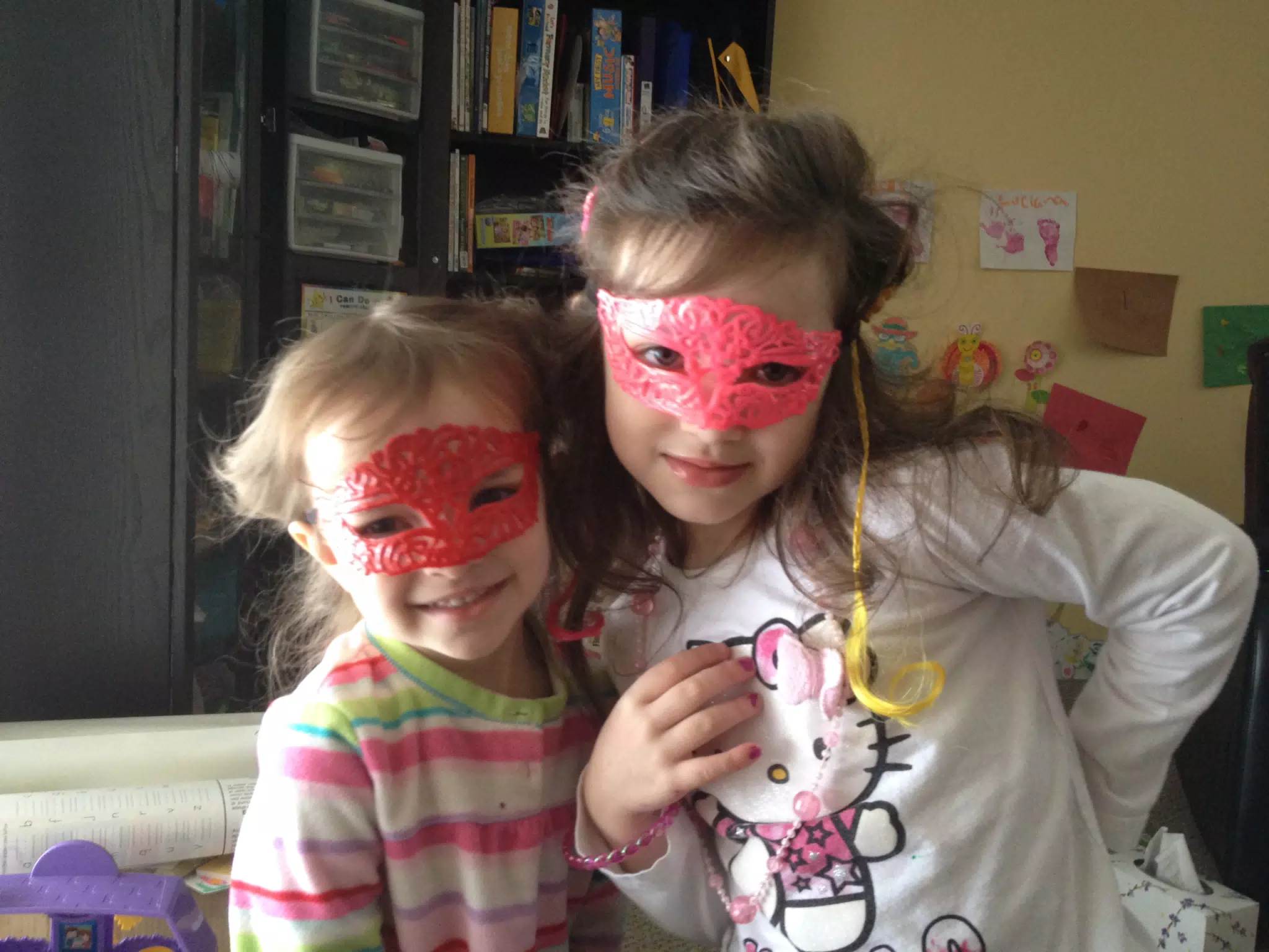 Luciana & Liesl with Masks