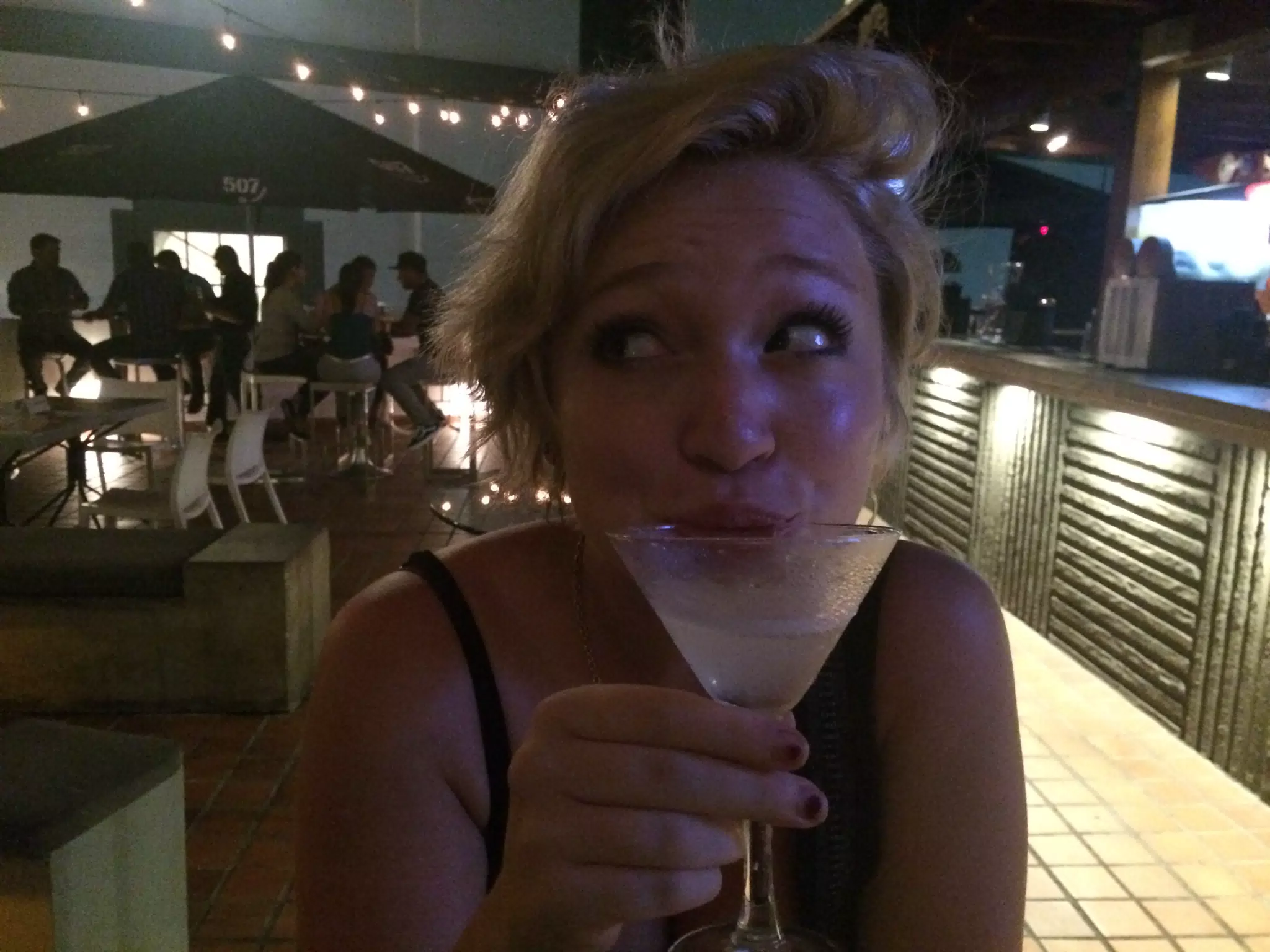Bryn with Cocktail
