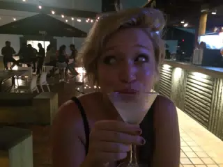Bryn with Cocktail