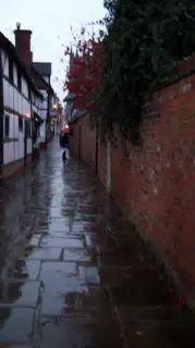 Castle Street in Warwick, England