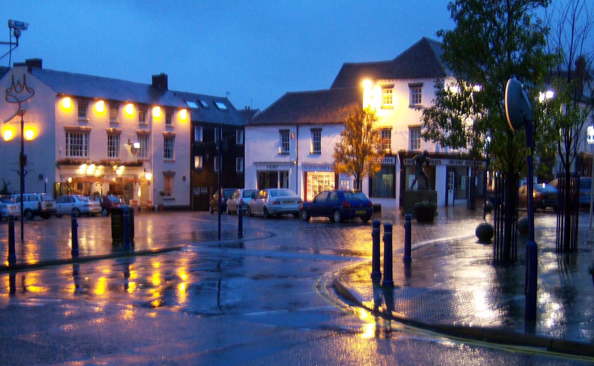 Market in Warwick, England