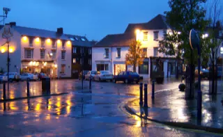 Market in Warwick, England