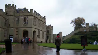Dominica at Warwick Castle Courtyard