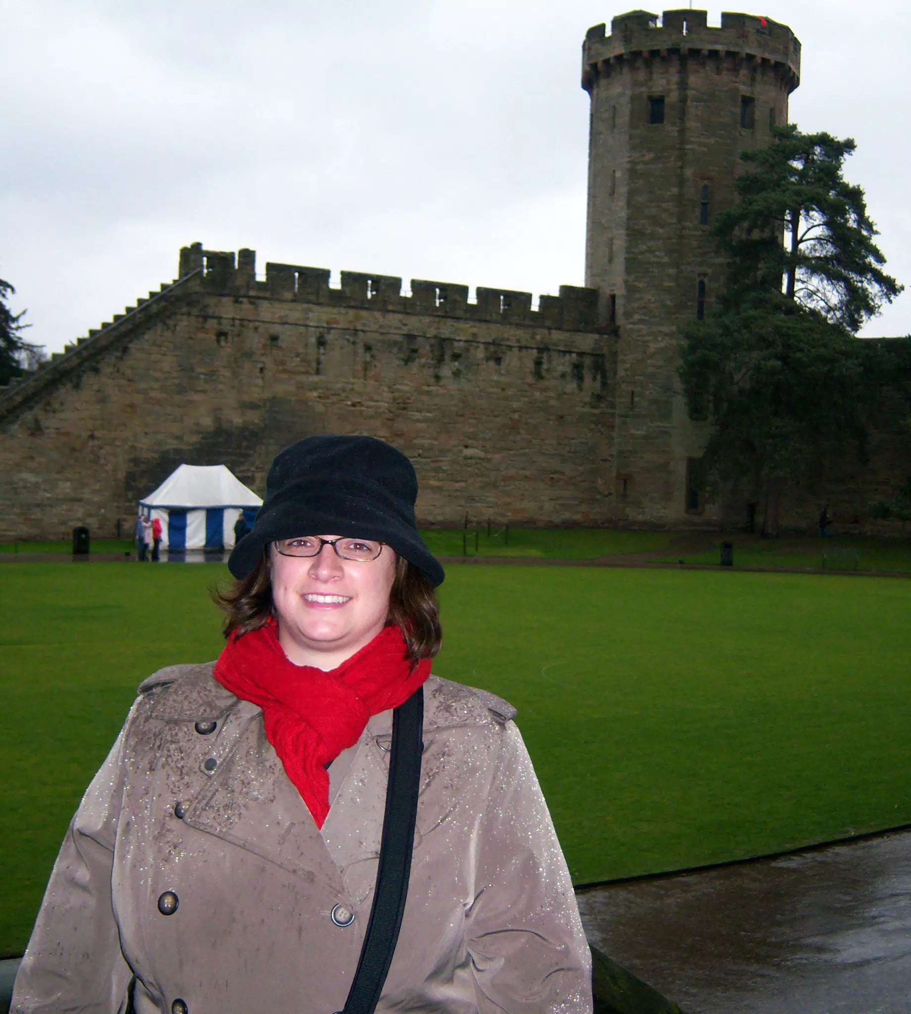 Dominica in Front of Guy's Tower