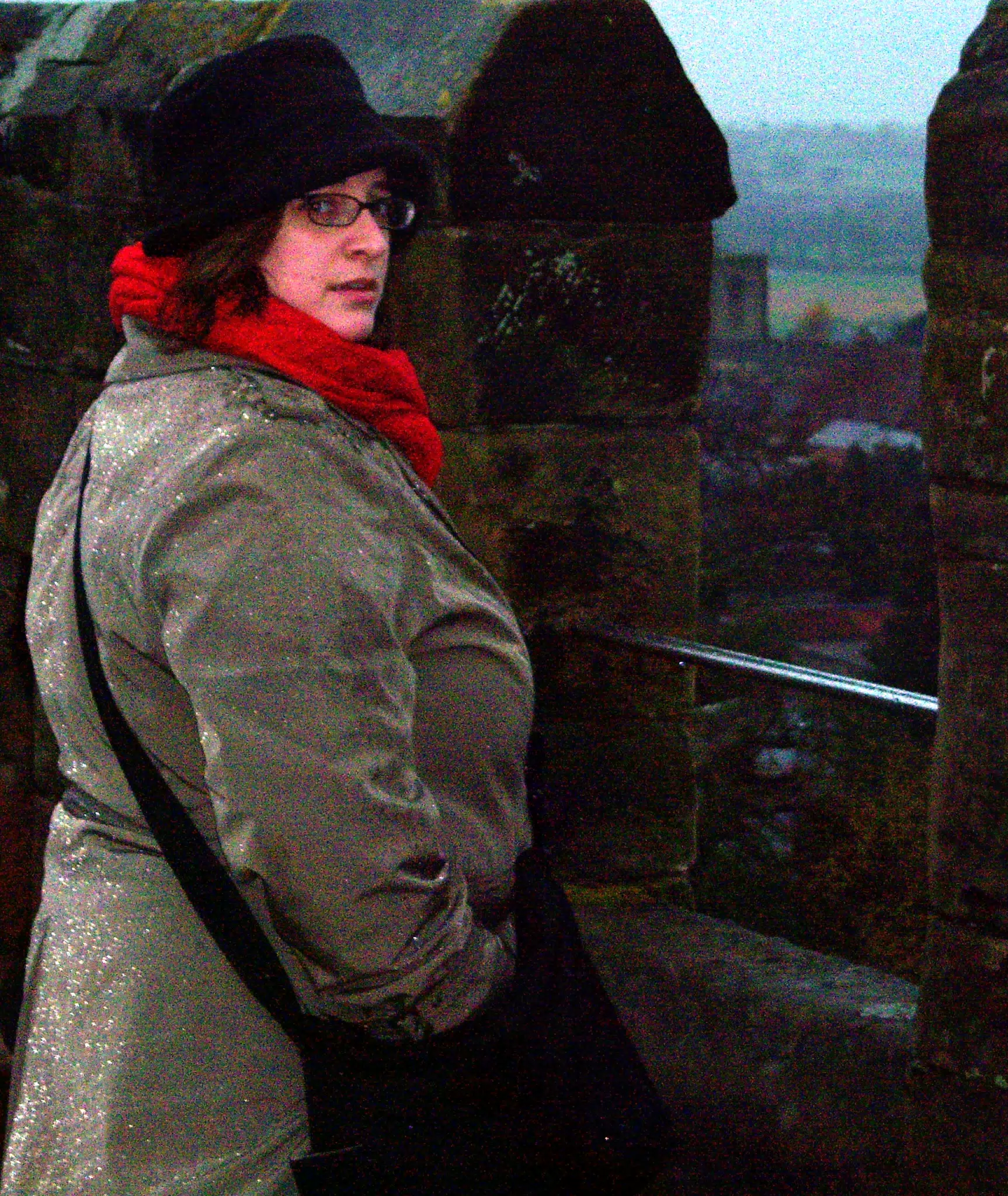 Dominica on Guys Tower at Warwick Castle