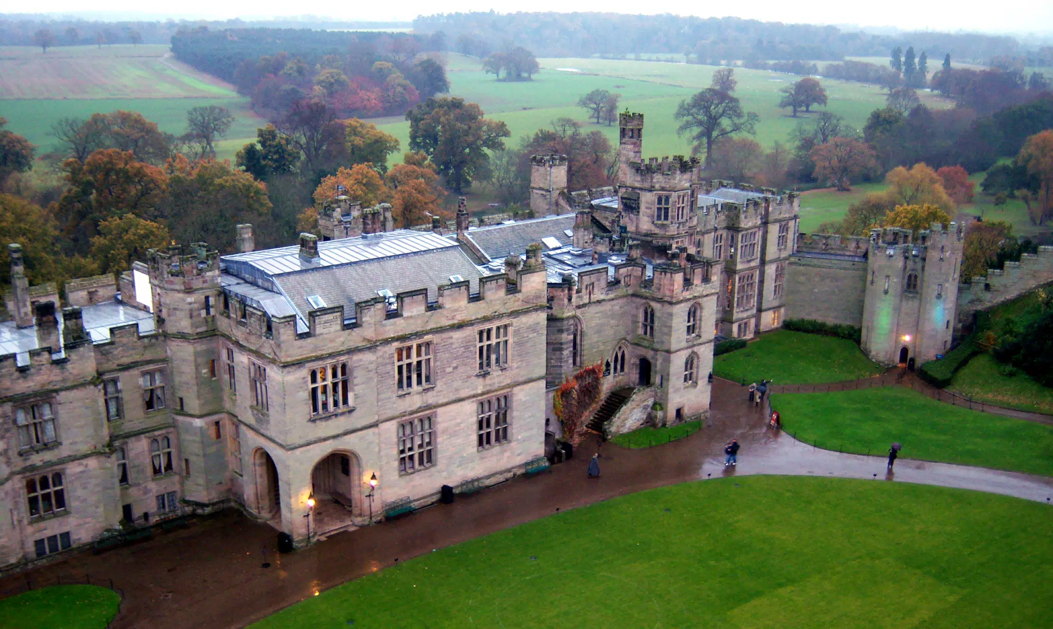 Warwick Castle from Guys Tower