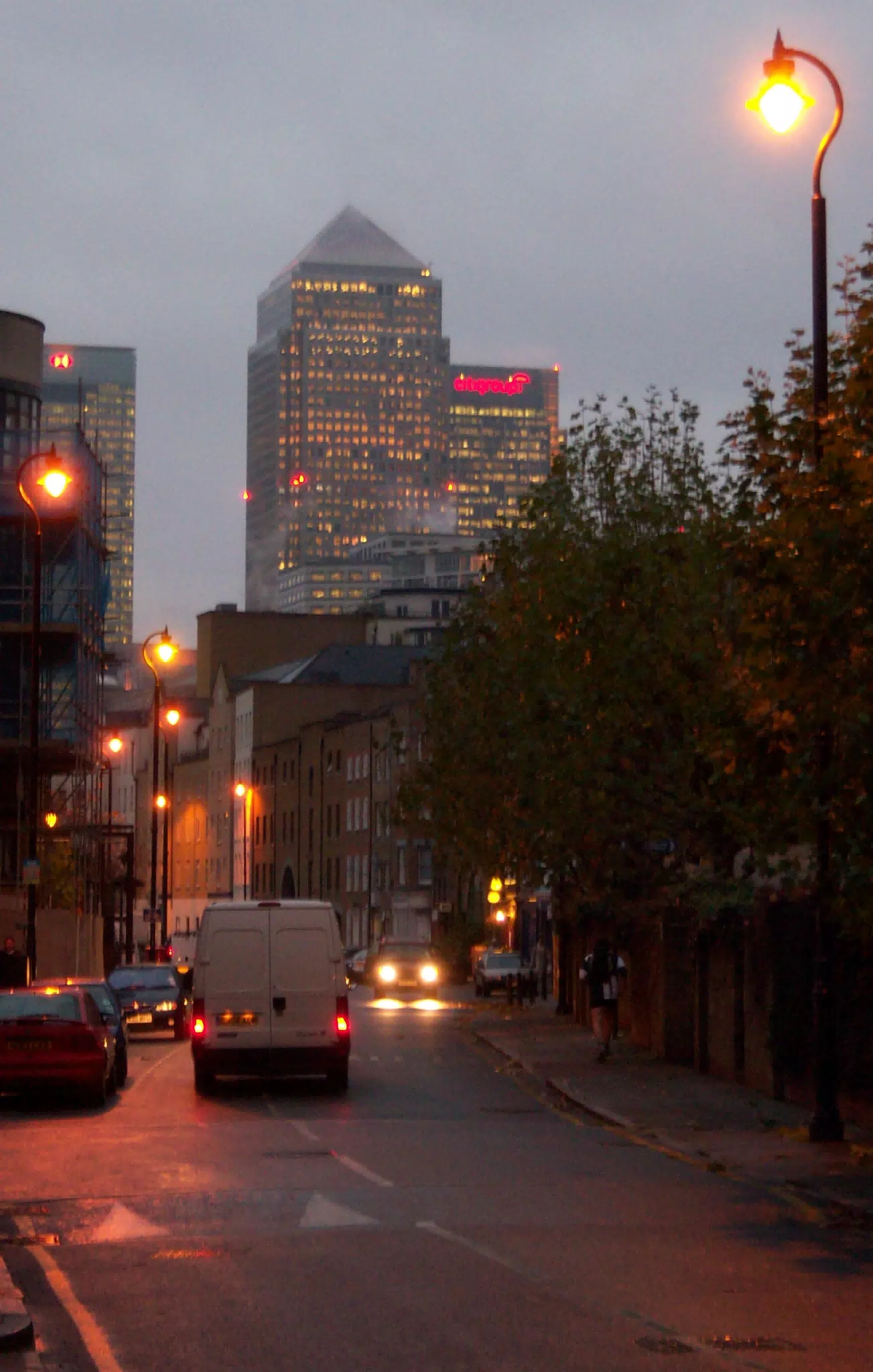 Canary Wharf from the Docklands