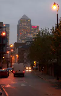Canary Wharf from the Docklands
