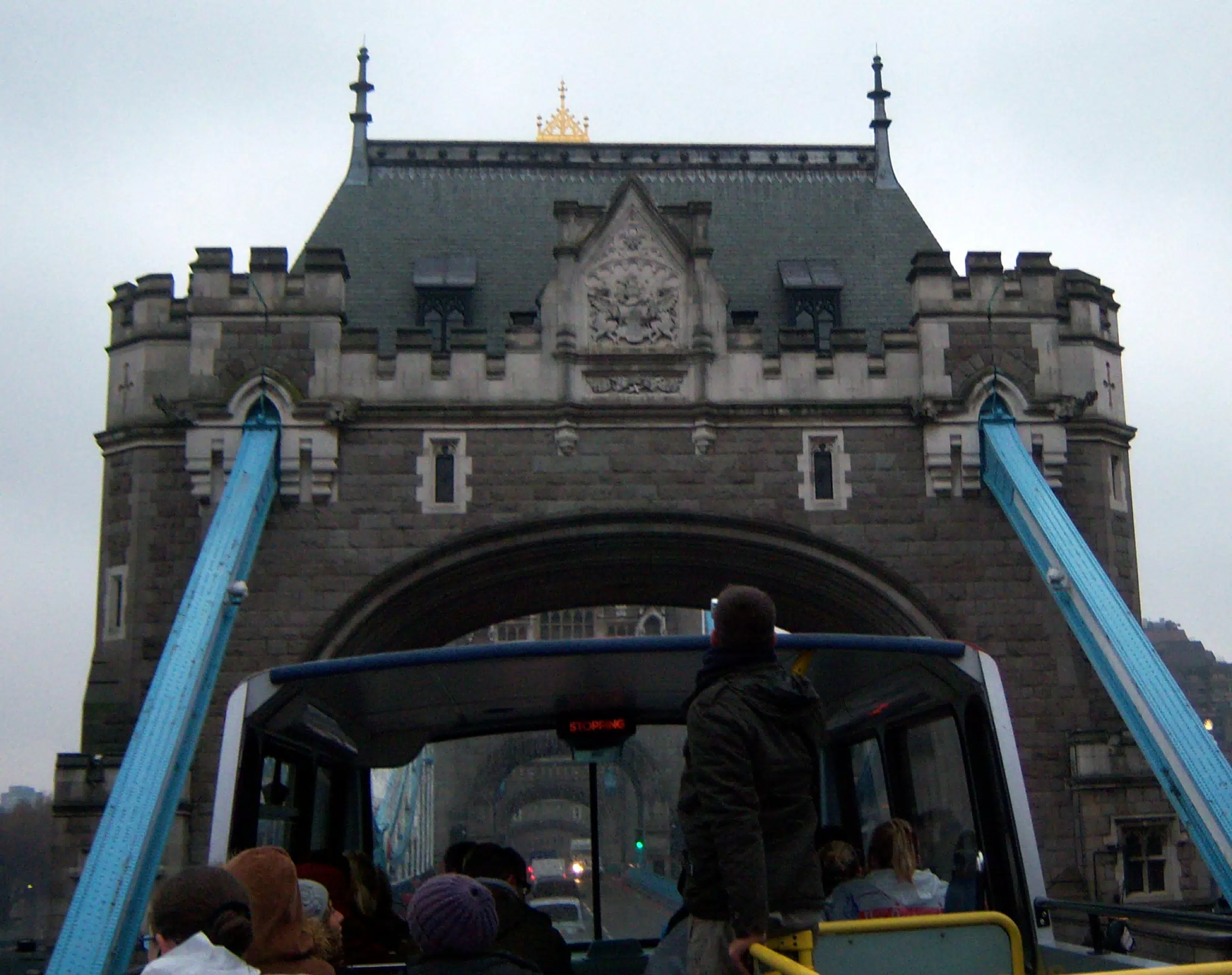 Taking Bus on London Bridge