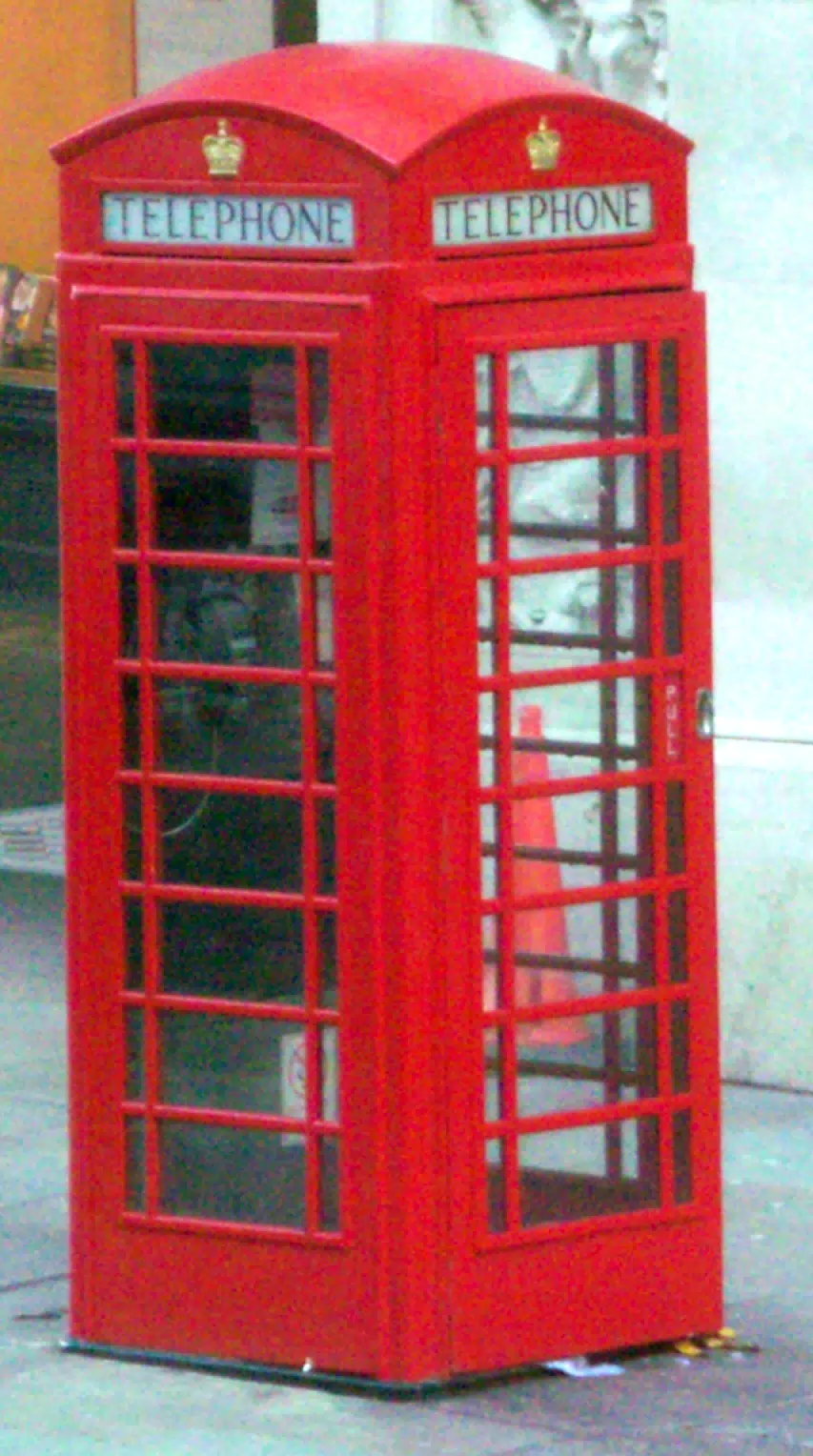 Authentic British Telephone Box