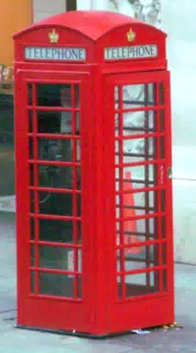 Authentic British Telephone Box