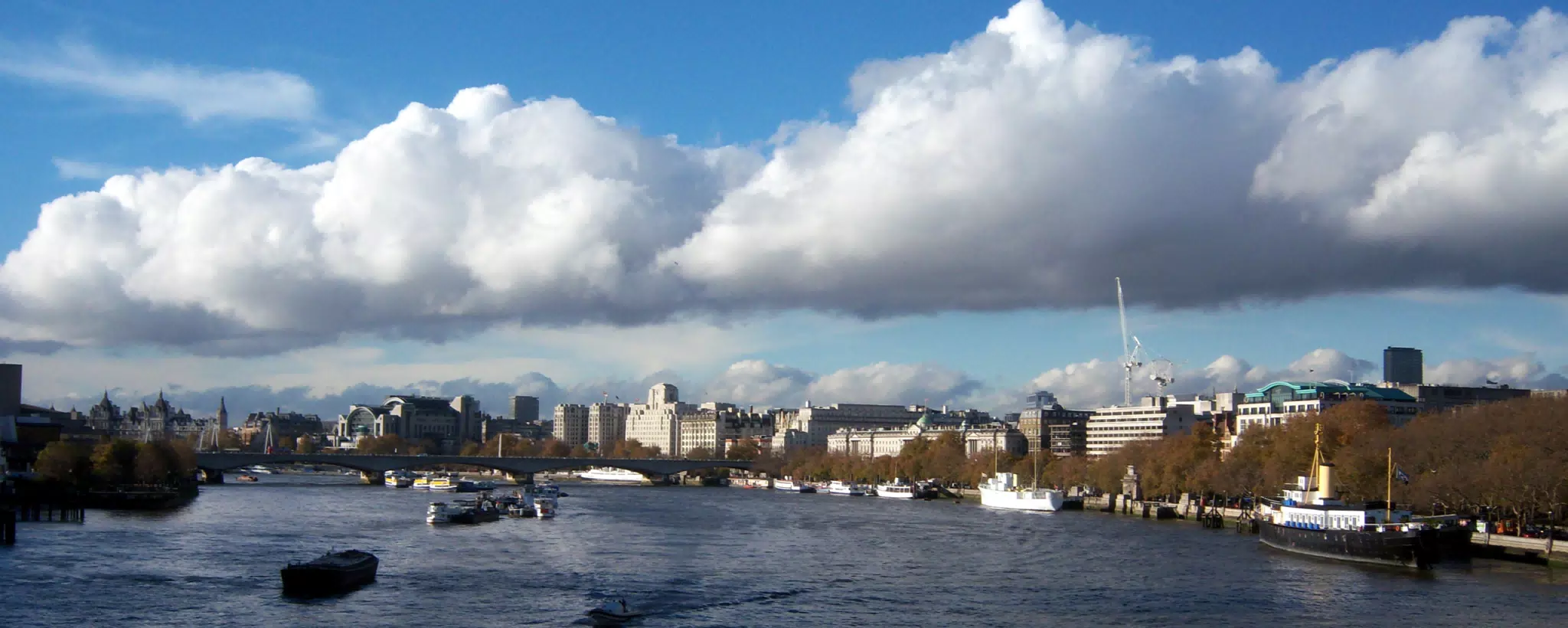 Boats on the Thames River
