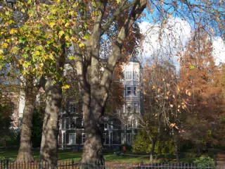 House and Park in London