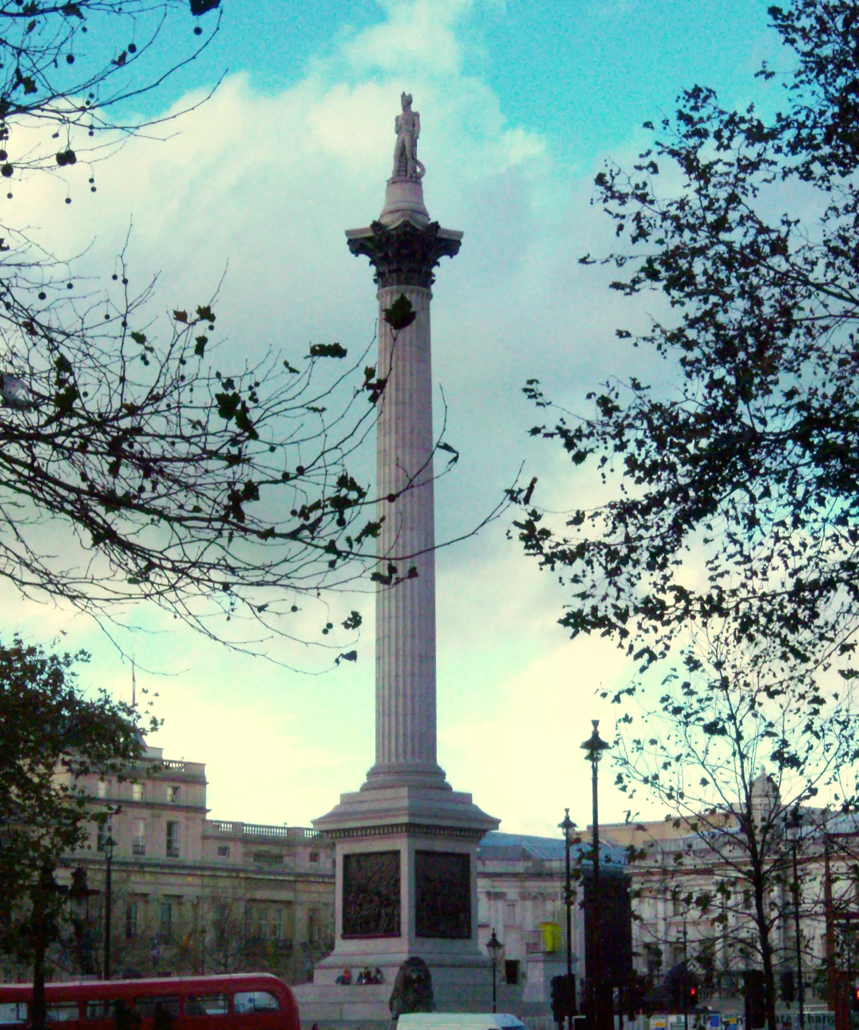 Statue of Lord Nelson in Trafalgar Square