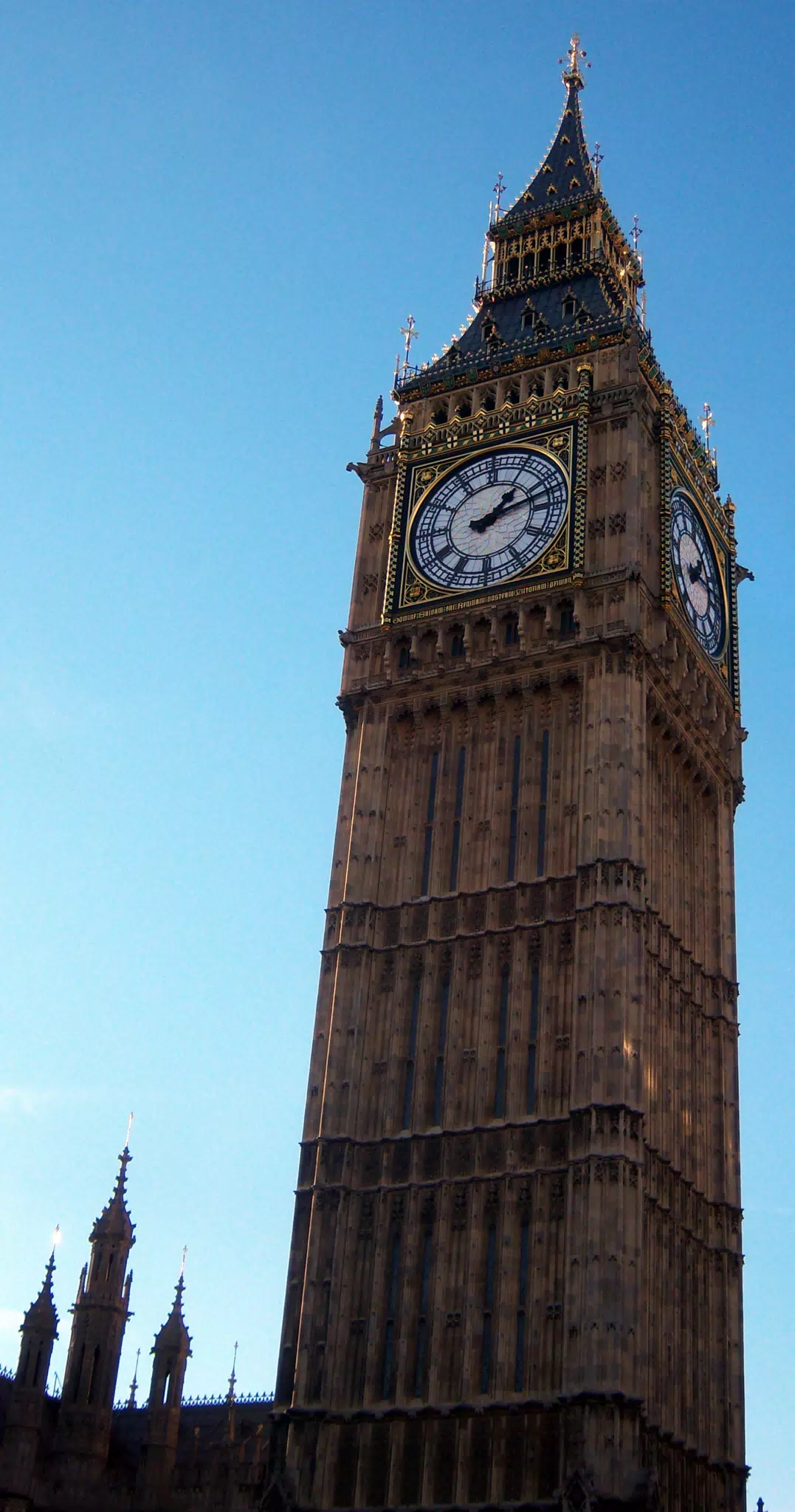 Big Ben Clock from Bus